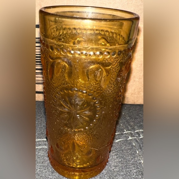 Vintage 1970s Brockway American Concord Amber Glasses - Picture 2 of 2